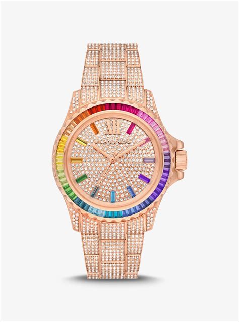 michael kors mens watchemichael kors pride watch|Michael Kors pave watch.